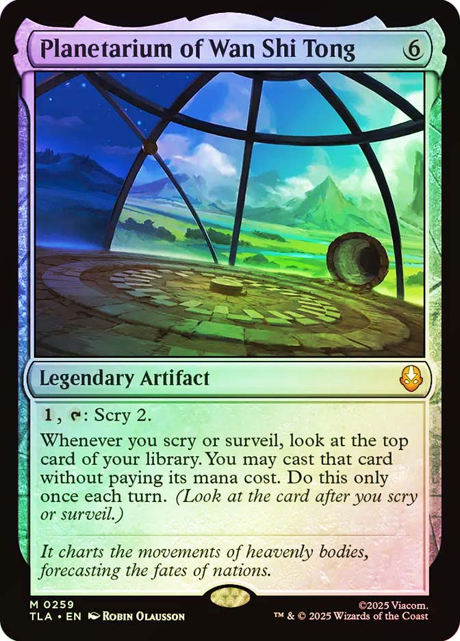Planetarium of Wan Shi Tong (TLA-259)、Magic: The Gathering、kayou