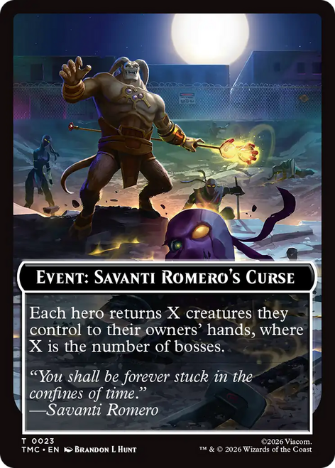 Teenage Mutant Ninja Turtles Commander - Event: Savanti Romero's Curse | Teenage Mutant Ninja Turtles Eternal、Magic: The Gathering、kayou