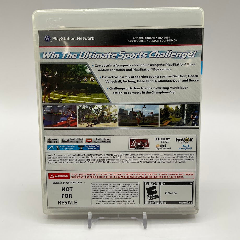Sports Champions Not For Resale Playstation 3 Used #2、Collector Store LLC - VG、kayou