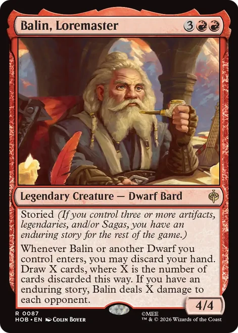Balin, Loremaster (Foil) | The Hobbit、Magic: The Gathering、kayou