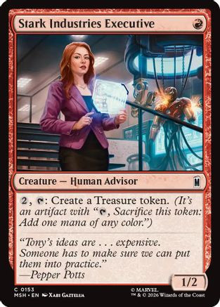 Stark Industries Executive (MSH-153) - Marvel Super Heroes、Wizards of the Coast、kayou