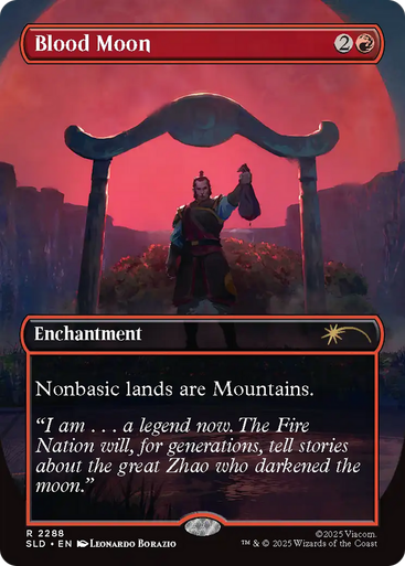 Blood Moon (Foil) (Secret Lair - Avatar: The Last Airbender: Everything Changed) | Secret Lair Drops、Magic: The Gathering、kayou