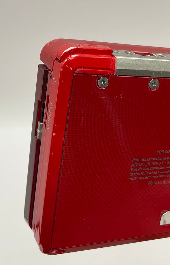 Nintendo 3DS Flame Red System No Charger or Stylus Used、Collector Store LLC - VG、kayou