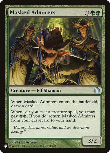 Masked Admirers (LIST-154/229) - The List、Wizards of the Coast、kayou