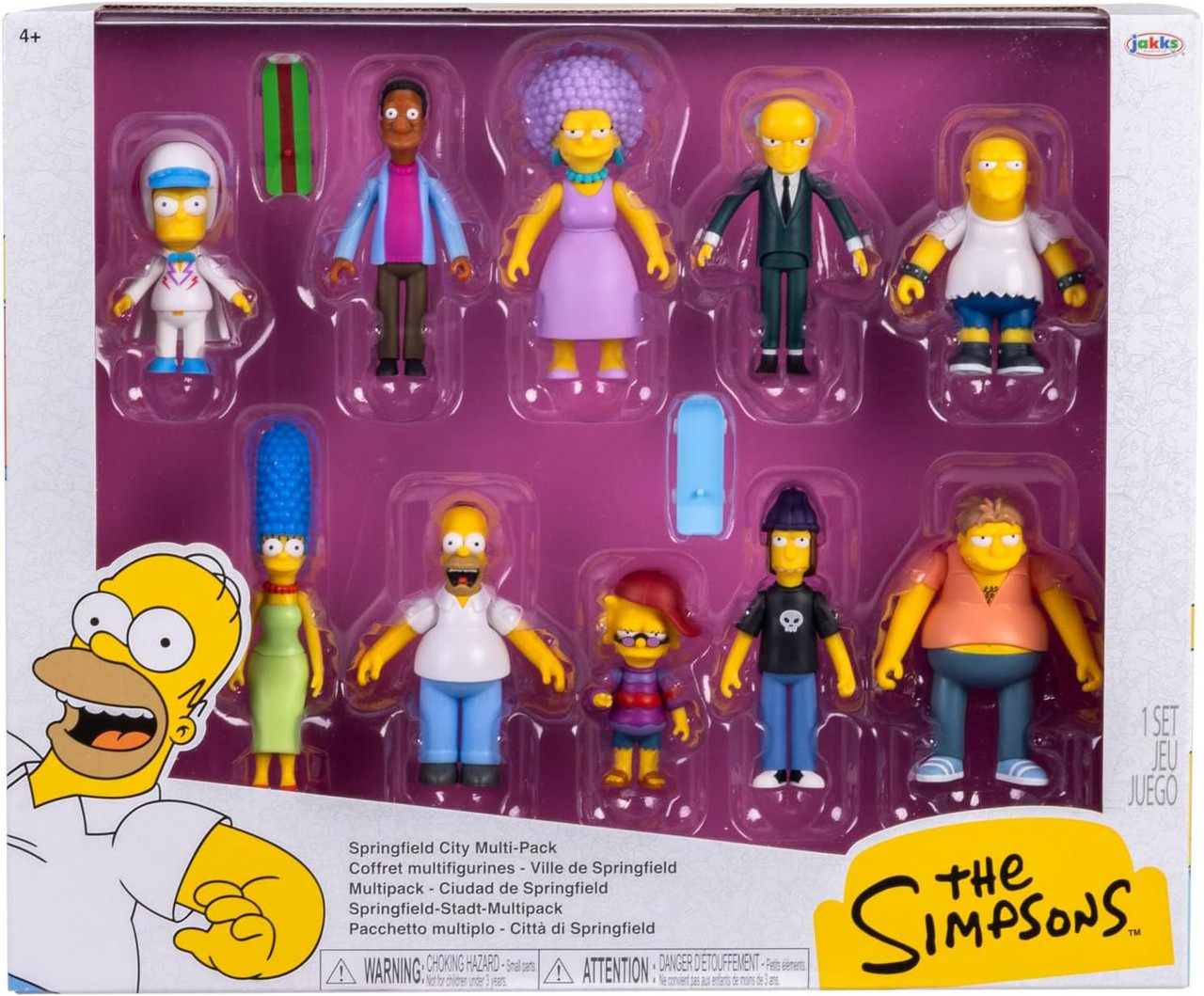 The Simpsons Springfield City 2.5-Inch Mini Figure Multi-Pack、ToyWiz、kayou