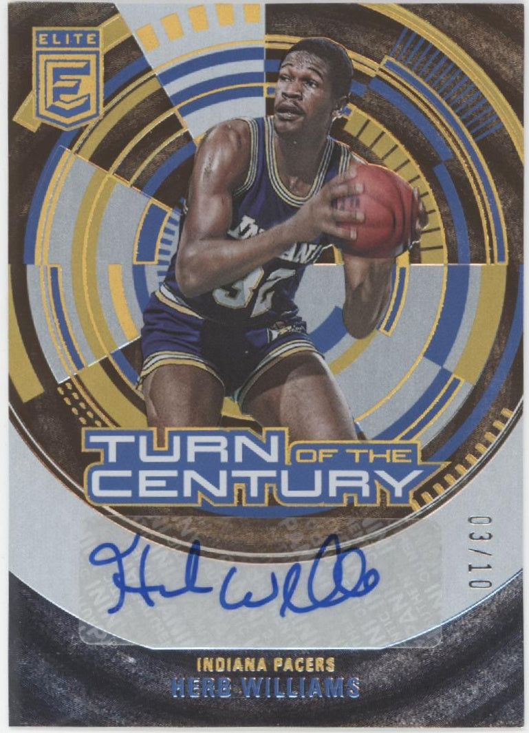 Herb Williams 2023-24 Donruss Elite Turn of the Century Auto 03/10 #TCS-HWI、Collector Store LLC、kayou
