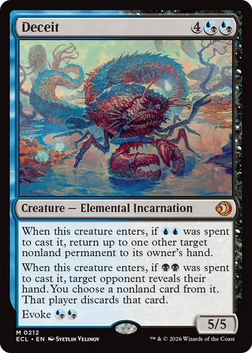 Deceit (Foil) | Lorwyn Eclipsed、Magic: The Gathering、kayou