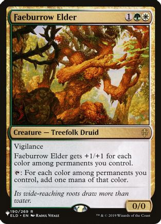Faeburrow Elder (LIST-190/269) - The List Reprints、Wizards of the Coast、kayou