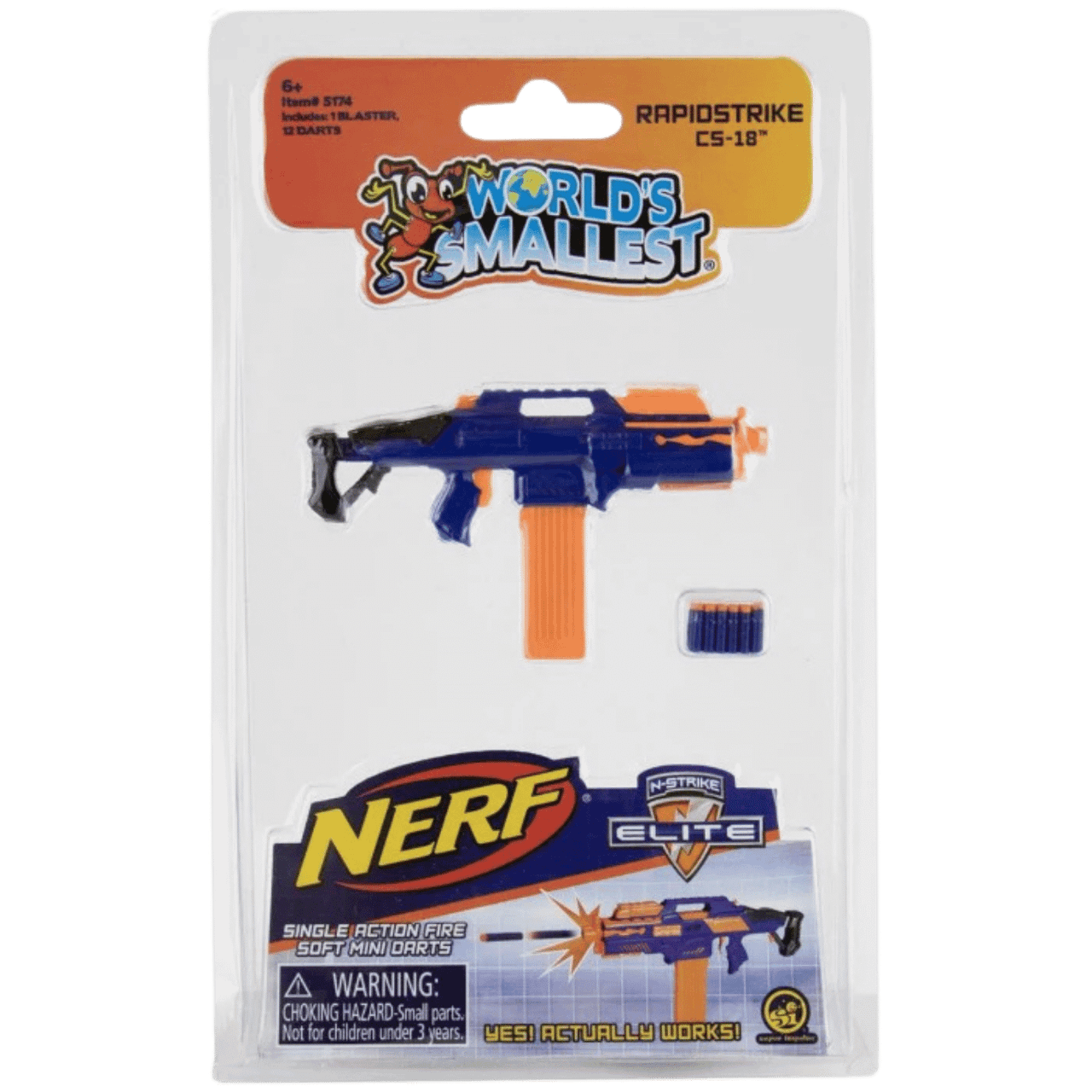 World's Smallest: Nerf N-Strike Elite 2.0 Blasters Series 2 - Retaliator、Super Impulse USA、kayou