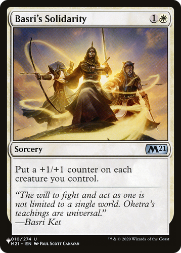 Basri's Solidarity (LIST-010/274) - The List、Wizards of the Coast、kayou