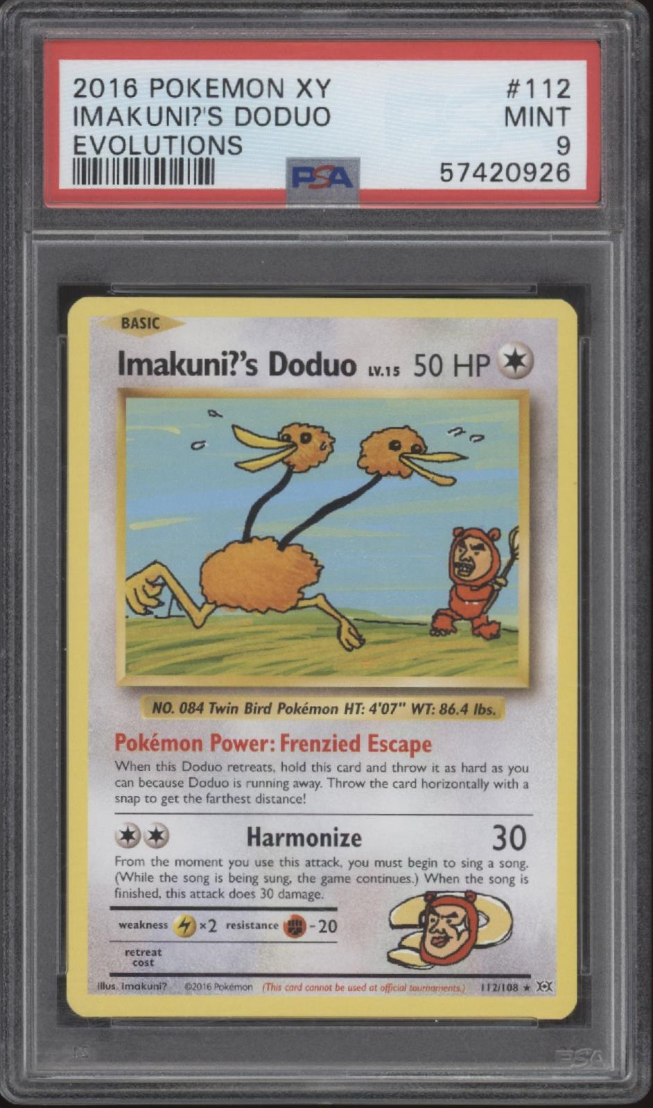 Imakuni?'s Doduo Pokemon XY Evolutions #112 PSA 9、Collector Store LLC Gaming、kayou