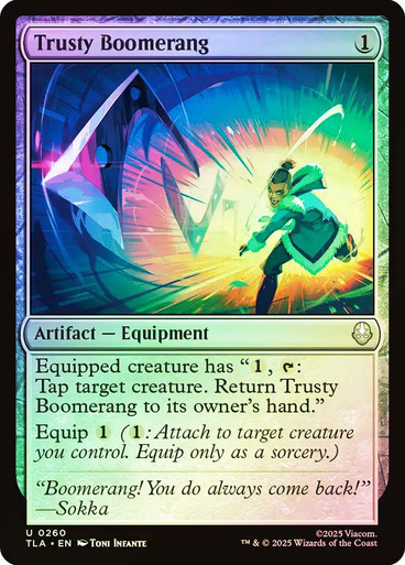 Trusty Boomerang、Magic: The Gathering、kayou