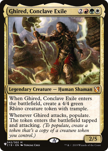 Ghired, Conclave Exile (LIST-042/302) - The List、Wizards of the Coast、kayou