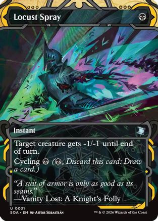 Locust Spray (SOA-031) - Secrets of Strixhaven: Mystical Archive Foil、Wizards of the Coast、kayou