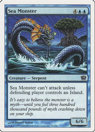 Sea Monster (9ED-) - 9th Edition、Wizards of the Coast、kayou