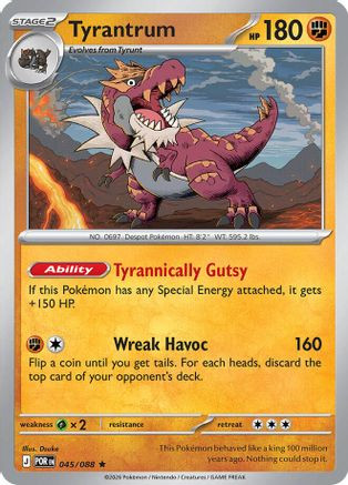 Tyrantrum 45 - ME03 Perfect Order Reverse Holofoil、The Pokémon Company、kayou