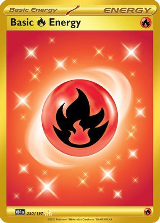 Basic Fire Energy 230 - SV03 Obsidian Flames Holofoil (MP)、The Pokémon Company、kayou