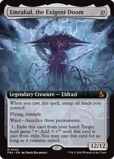 Emrakul, the Exigent Doom (Extended Art) | Reality Fracture、Magic: The Gathering、kayou