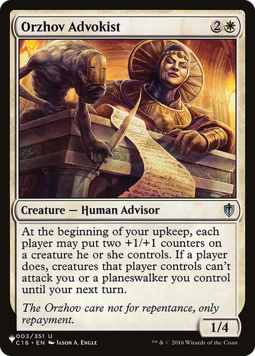 Orzhov Advokist (LIST-003/351) - The List、Wizards of the Coast、kayou