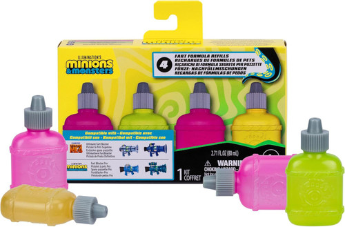 Despicable Me Minions & Monsters Fart Formula Refill Pack For Ultimate Fart Blaster & Fart Blaster Pro (Pre-Order ships September)、ToyWiz、kayou