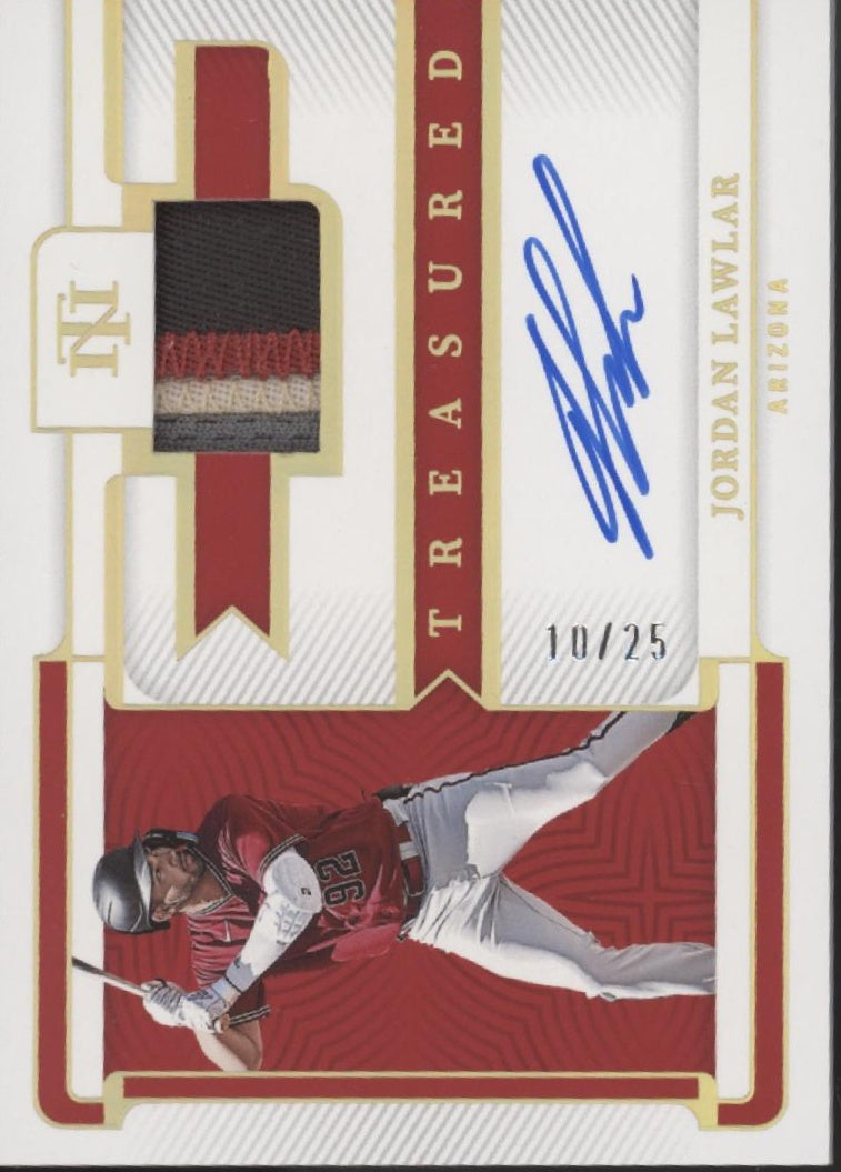 Jordan Lawlar 2023 Panini National Treasures Treasured Swatch Auto 10/25 #TMS-JL、Collector Store LLC、kayou