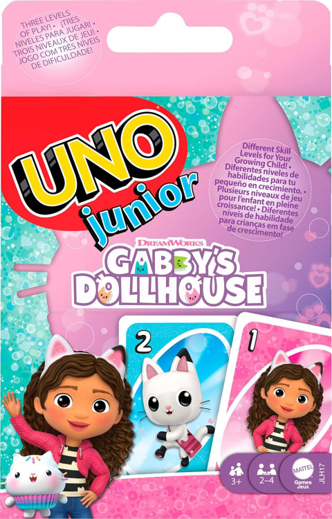 Gabby's Dollhouse UNO Junior Card Game、ToyWiz、kayou