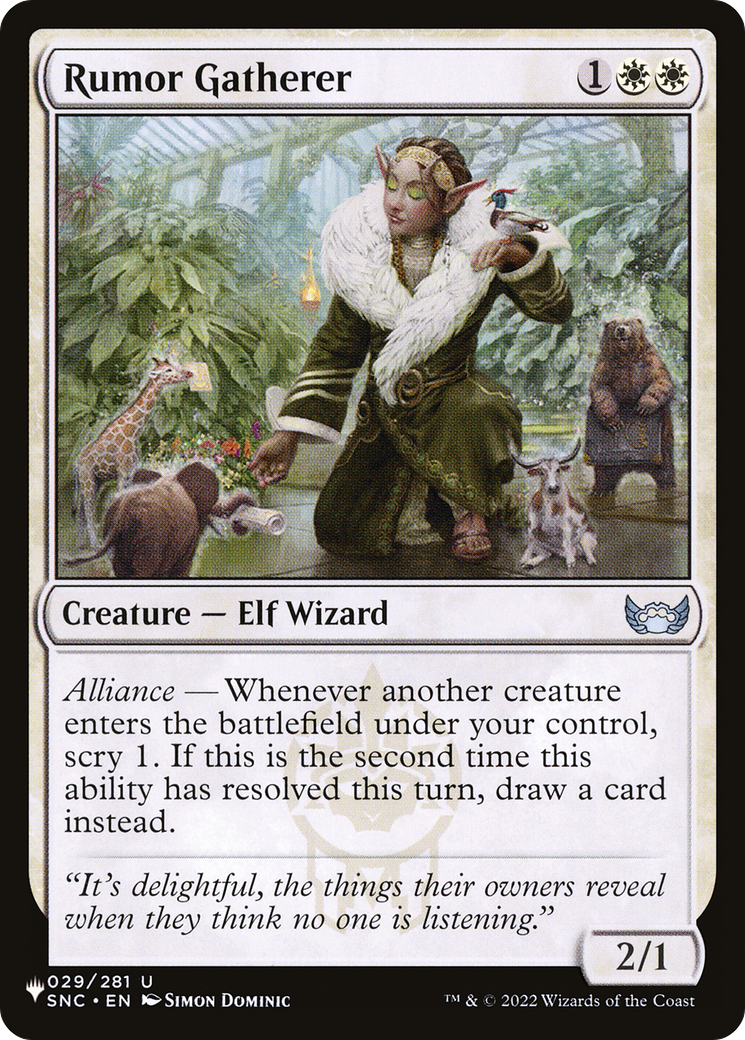 Rumor Gatherer (LIST-029/281) - The List、Wizards of the Coast、kayou