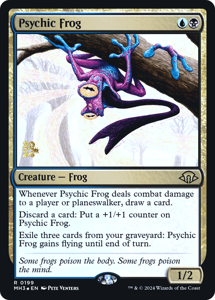 Psychic Frog (PRE-199) - Modern Horizons 3 Promos Foil、Wizards of the Coast、kayou