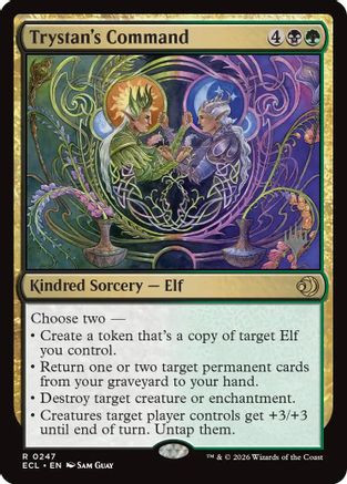 Trystan's Command (PPECL-247) - Promo Pack: Lorwyn Eclipsed Foil、Wizards of the Coast、kayou
