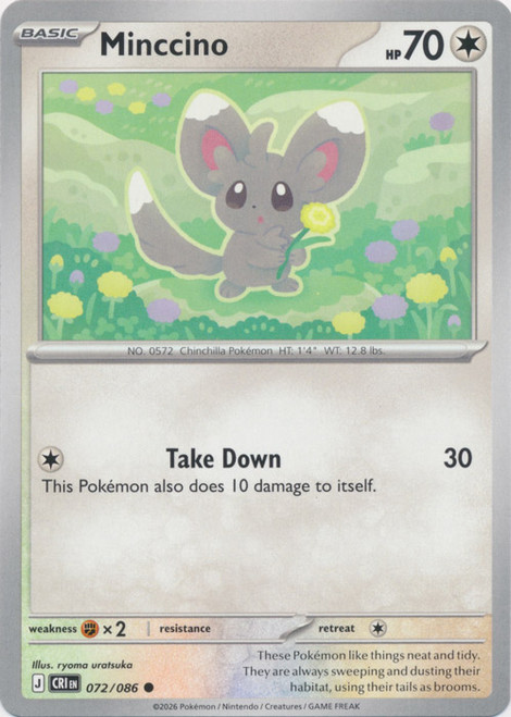 ME Chaos Rising 072/086 Minccino、Pokemon、kayou