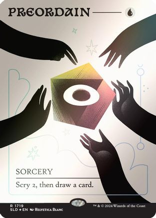 Preordain (1719) (Rainbow Foil) (SLD-1719) - Secret Lair Drop Series Foil、Wizards of the Coast、kayou