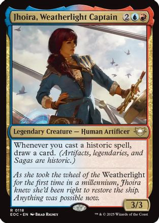 Jhoira, Weatherlight Captain (EOC-118) - Commander: Edge of Eternities、Wizards of the Coast、kayou