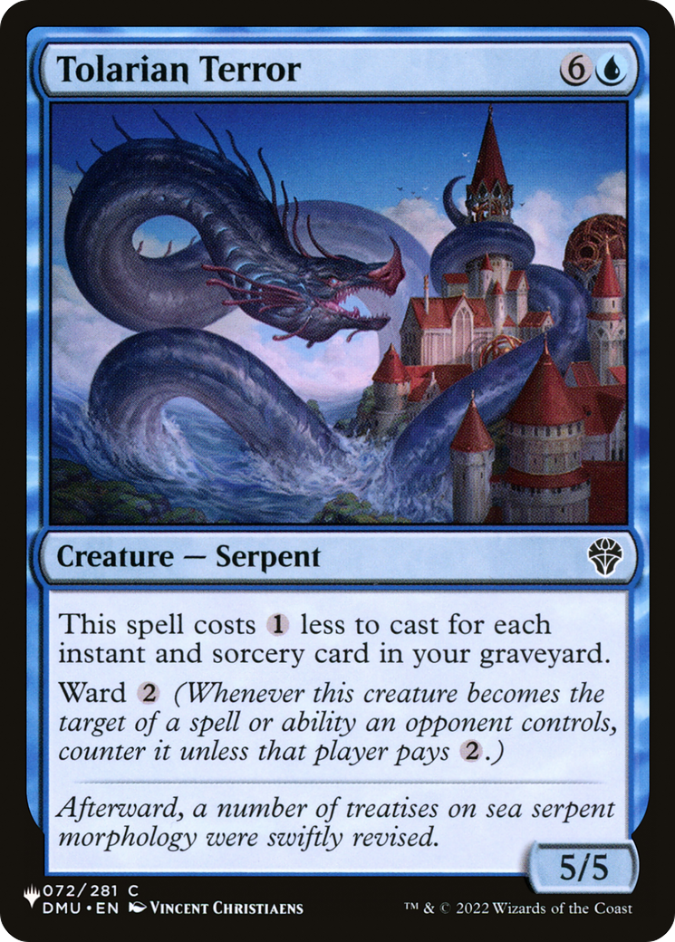 Tolarian Terror (LIST-072/281) - The List、Wizards of the Coast、kayou