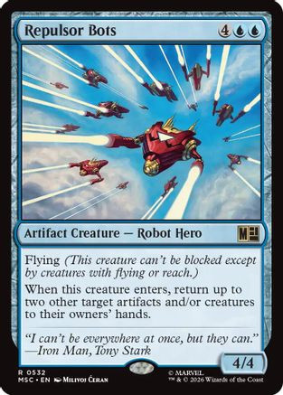 Repulsor Bots (MSC-532) - Commander: Marvel Super Heroes、Wizards of the Coast、kayou