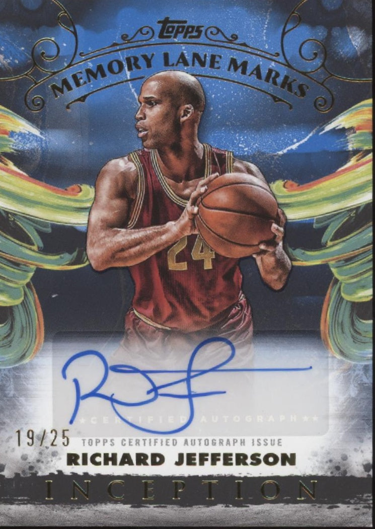 Richard Jefferson 2024-25 Topps Inception Memory Lane Marks Auto 19/25 #MLM-RJ、Collector Store LLC、kayou