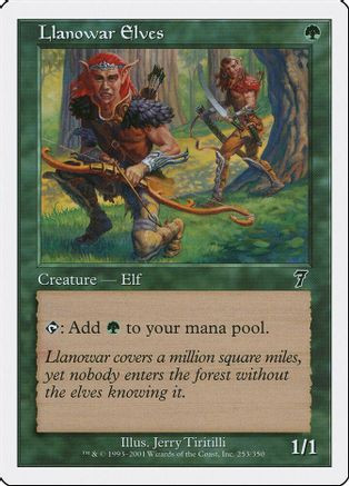 Llanowar Elves (7ED-253) - 7th Edition、Wizards of the Coast、kayou