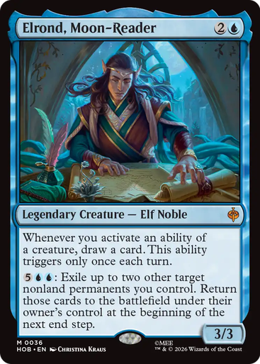 Elrond, Moon-Reader (Foil) | The Hobbit、Magic: The Gathering、kayou