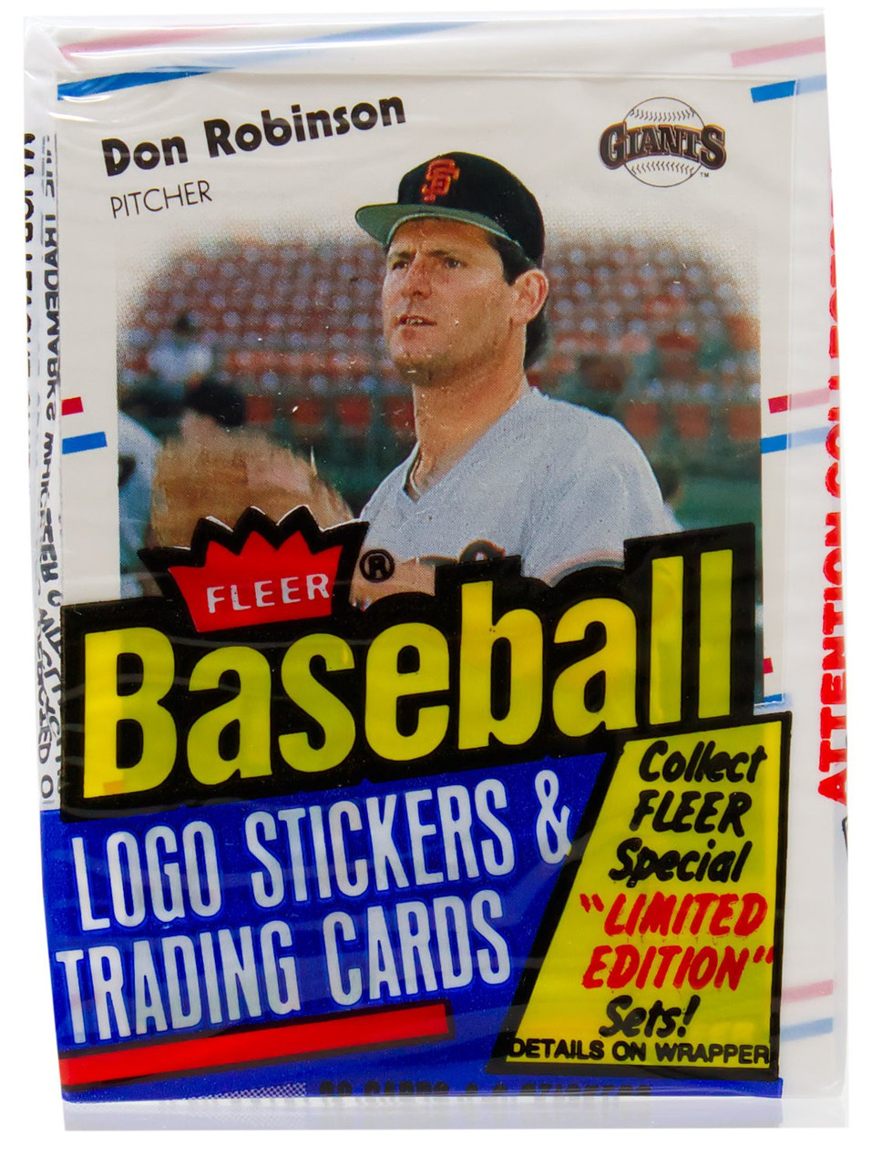 MLB 1988 Baseball Trading Card CELLO Pack 28 Cards + 2 Stickers、ToyWiz、kayou