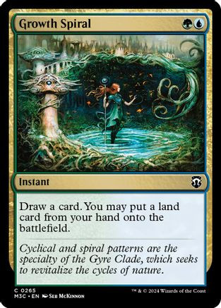 Growth Spiral (Ripple Foil) (M3C-265) - Modern Horizons 3 Commander Foil、Wizards of the Coast、kayou