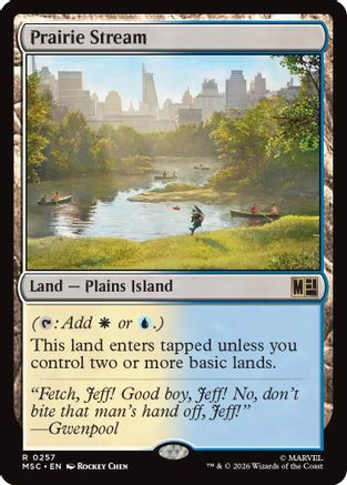 Prairie Stream (Surge Foil) (MSC-257) - Commander: Marvel Super Heroes Foil、Wizards of the Coast、kayou