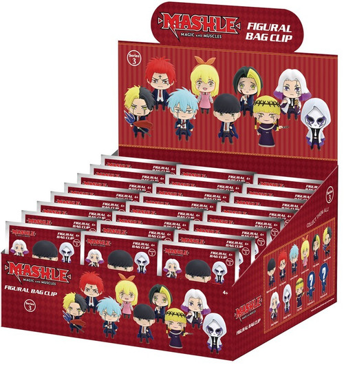 3D Figural Foam Bag Clip Mashle: Magic and Muscles Series 3 Mystery Box 24 Packs (Pre-Order ships March)、ToyWiz、kayou