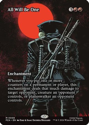 All Will Be One (Borderless) (PZA-008) - Teenage Mutant Ninja Turtles Eternal-Legal Foil、Wizards of the Coast、kayou