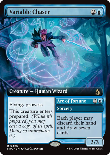 Variable Chaser // Arc of Fortune (Extended Art) | Reality Fracture、Magic: The Gathering、kayou