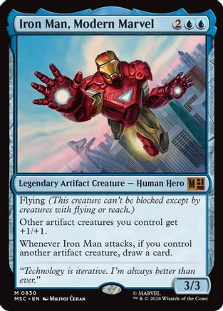 Iron Man, Modern Marvel (MSC-830) - Commander: Marvel Super Heroes、Wizards of the Coast、kayou