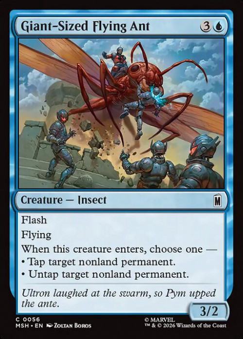 MtG Marvel Super Heroes Common Giant-Sized Flying Ant #56、ToyWiz、kayou