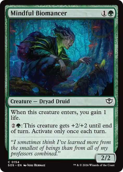 Mindful Biomancer (Foil) | Secrets of Strixhaven、Magic: The Gathering、kayou