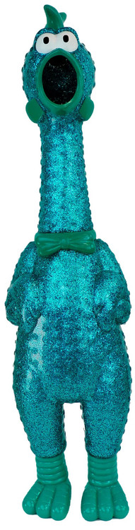 Say Whaaaaat?! The Ampli-Flyer BLUE 27-Inch GIANT Rubber Chicken、ToyWiz、kayou