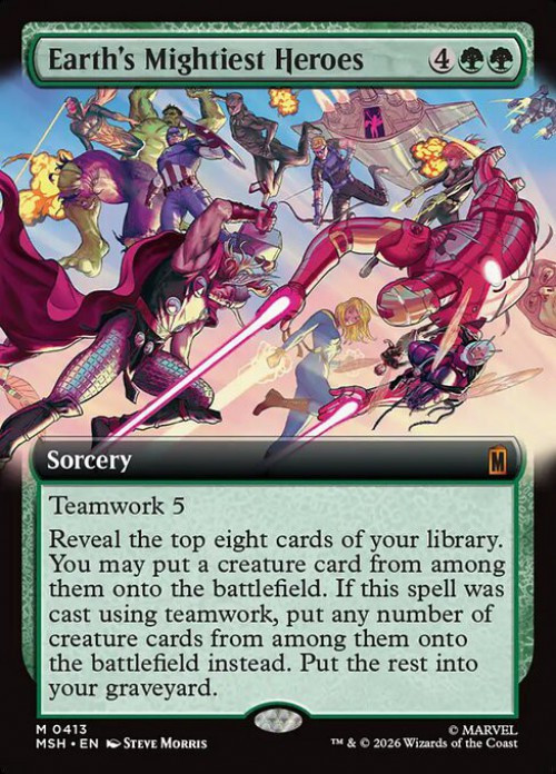 MtG Marvel Super Heroes Mythic Rare Earth's Mightiest Heroes #413 Extended Art、ToyWiz、kayou