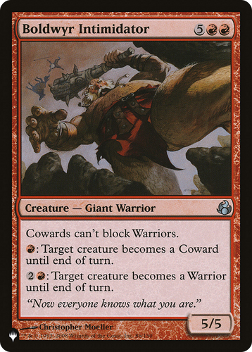 Boldwyr Intimidator (LIST-86/150) - The List、Wizards of the Coast、kayou