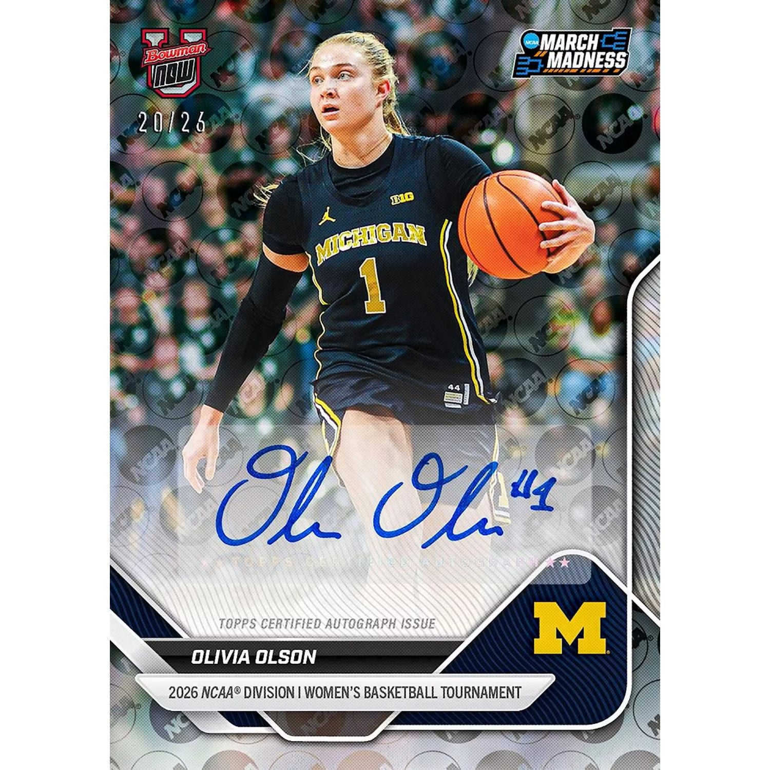 2025-26 Bowman University NOW March Madness Basketball Hobby Box、Bowman、kayou